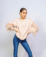 Feathered Sweatshirt