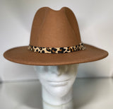 Camal Leopard Fedora