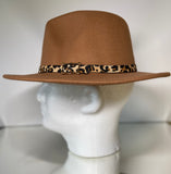 Camal Leopard Fedora